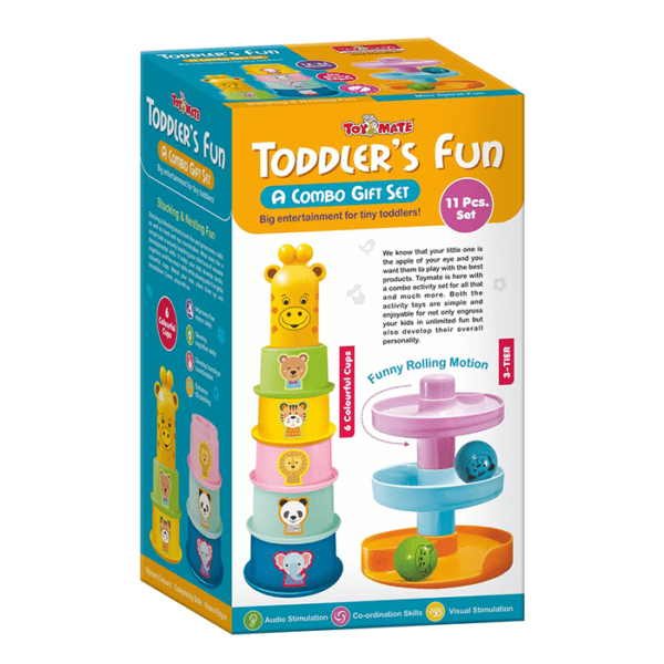 Toddler s Fun – A Combo Gift Set (11 Pcs Set)