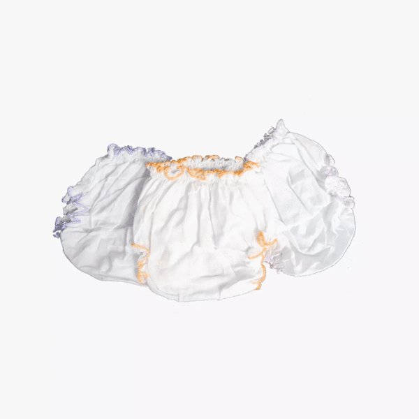 Mull Piece baby pants - 6pcs