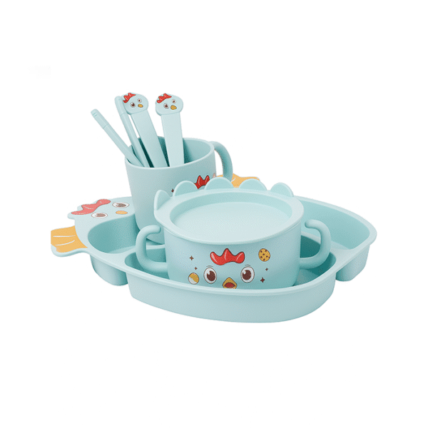 Feeding Set – Cock Children Tableware
