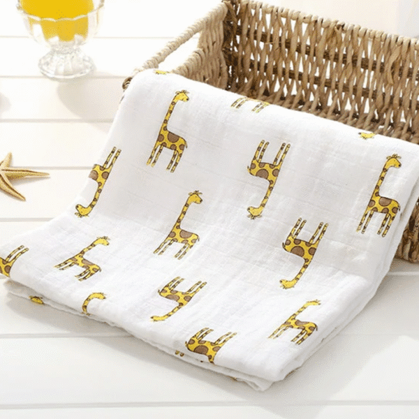 Muslin Blankets - Giraffe Edition