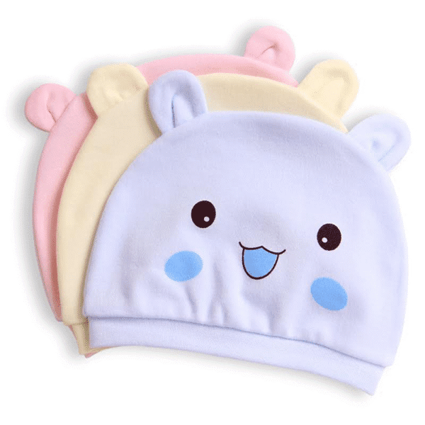 Newborn Baby Cotton Hat – Dog Face