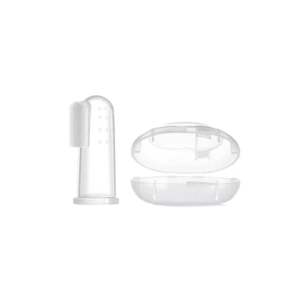 Silicone Baby Finger Brush With Cover