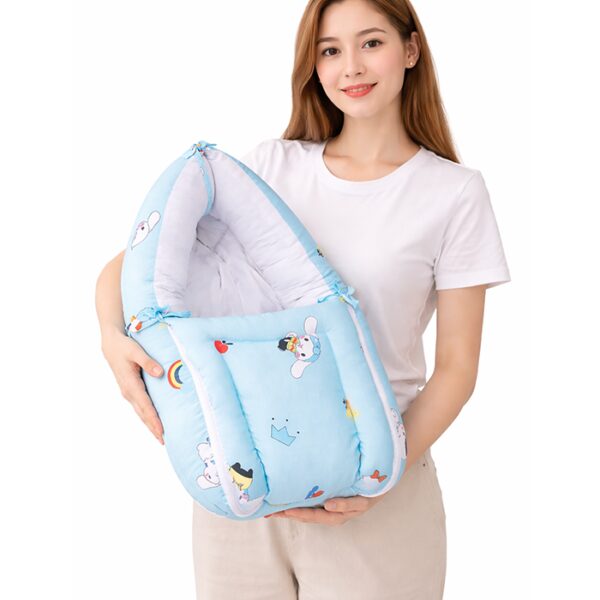 Baby Sleeping Bag Cartoon Edition – Light Aqua Colour