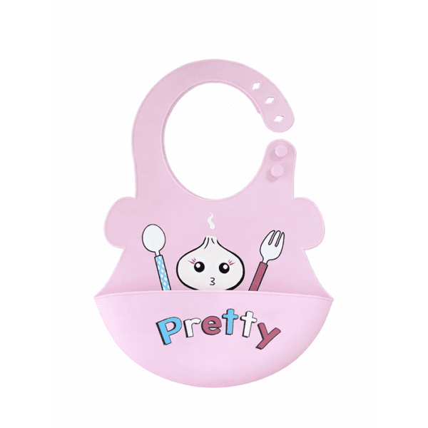 Baby Bucket Silicone Bibs Design