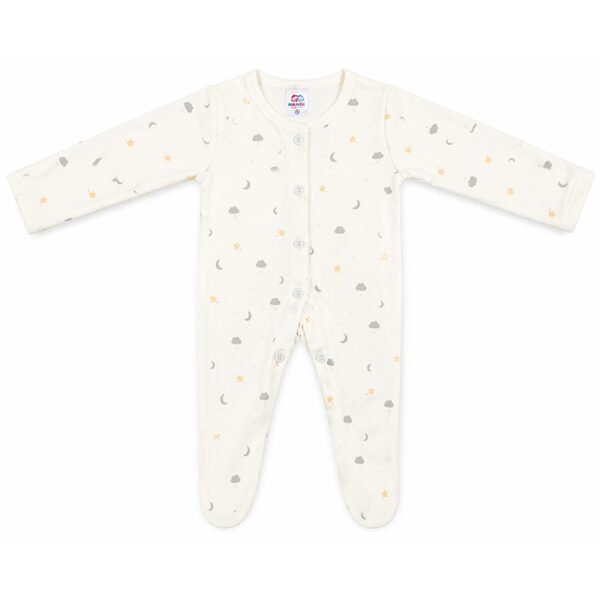 Baby Sleeping Suit – Pastel Cream Design  ( 3 – 8 Month )